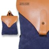 Σακίδιο Fox Backpack Burban με Κερωμένο Καμβά και Δέρμα (T138)