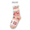 Κάλτσες - Παντόφλες με Επένδυση Γούνα και Αντιολισθητικό Πάτο (G437)
