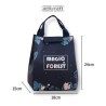 Lunch bag "Magic Forest" με χρατς, μπλε σκούρο (G456)