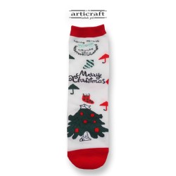 Χριστουγεννιάτικες Κάλτσες "Merry Christmas" (G460)