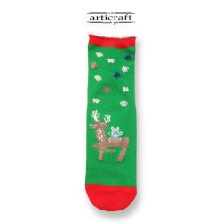 Χριστουγεννιάτικες Κάλτσες "Ταρανδάκι" (G463)
