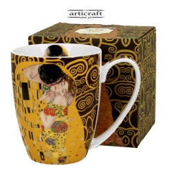 Κεραμική Κούπα 380ml, με σχέδιο "THE KISS by Gustav Klimt" Artist Duo-Gift (G600)