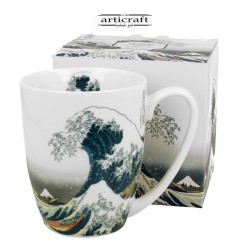 Κεραμική Κούπα 380ml, με σχέδιο "The Great Wave by HOKUSAI" Artist Duo-Gift (G601)
