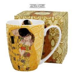 Κεραμική Κούπα 380ml, με σχέδιο "THE KISS by Gustav Klimt" Artist Duo-Gift (G604)