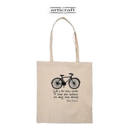 Υφασμάτινη Shopping Bag Bicycle (T207)