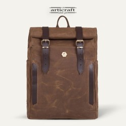 Σακίδιο Cahoots Mini RollTop Backpack Burban με Κερωμένο Καμβά και Δέρμα (T217)