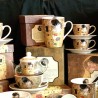 Κεραμική Κούπα 380ml, με σχέδιο "THE KISS Brown by Gustav Klimt" Artist Duo-Gift (G724)