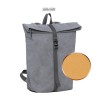 Σακίδιο SomerSault RollTop Burban με Κερωμένο Καμβά και Δέρμα (T230)