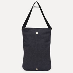 Τσάντα adapt Body bag Burban με Κερωμένο Καμβά και Δέρμα (T234)