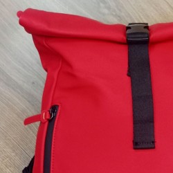 Μεσαία Τσάντα Πλάτης Αδιάβροχη κόκκινη με καπάκι (T243)