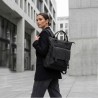 Μεσαία Τσάντα Πλάτης Αδιάβροχη μαύρο με χερούλια (T249)