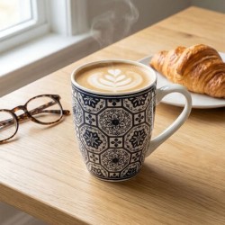 Κεραμική Κούπα 380ml με σχέδιο, "Pattern Big Flowers" (G781)