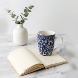 Κεραμική Κούπα 380ml με σχέδιο, "Paisley Pattern Flowers" (G782)