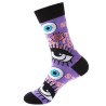 Κάλτσες Funky Socks "Purple Eye" (S011)
