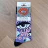 Κάλτσες Funky Socks "Purple Eye" (S011)