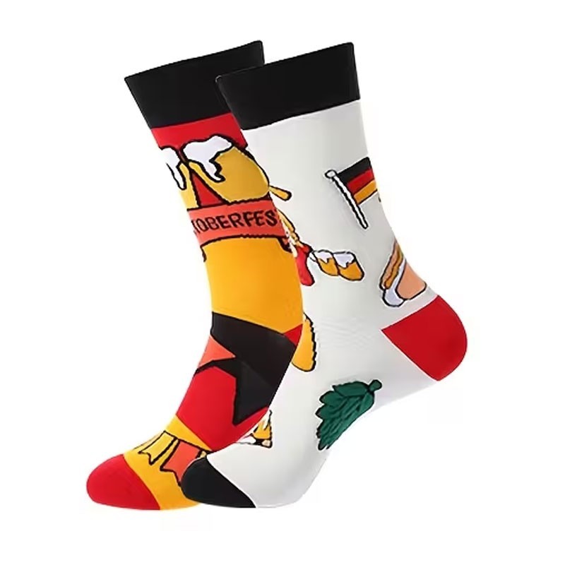 Κάλτσες Funky Socks "Oktoberfest Red and White" (S019)