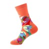 Κάλτσες Funky Socks "Flowers on peach" (S027)