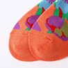 Κάλτσες Funky Socks "Flowers on peach" (S027)