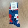 Κάλτσες Funky Socks "Red and White Flowers" (S028)