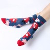 Κάλτσες Funky Socks "Red and White Flowers" (S028)