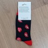 Κάλτσες Funky Socks "Sexy Lip Bite" (S034)