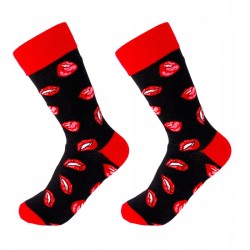 Κάλτσες Funky Socks "Sexy Lip Bite" (S034)