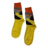 Κάλτσες Funky Socks "Yellow Mountain" (S035)