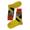 Κάλτσες Funky Socks "Yellow Mountain" (S035)