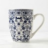 Κεραμική Κούπα 380ml με σχέδιο, "White Pattern Flowers" (G783)