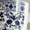 Κεραμική Κούπα 380ml με σχέδιο, "White Pattern Flowers" (G783)