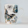Κεραμική Κούπα 390ml με σχέδιο, "Butterflies - Flowers" (G784)