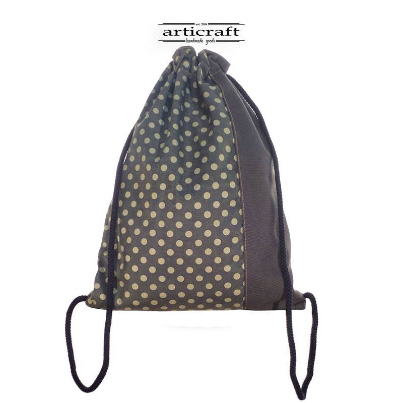 Basic backpack linen cotton Dafne (T082)