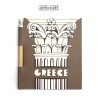 Σημειωματάριο με μολύβι "Κίονας - Greece" (G028)